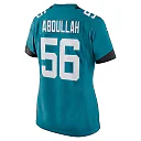 Zennovawear Women's Jacksonville Jaguars Yasir Abdullah Teal Team Game Jersey