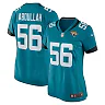 Zennovawear Women's Jacksonville Jaguars Yasir Abdullah Teal Team Game Jersey