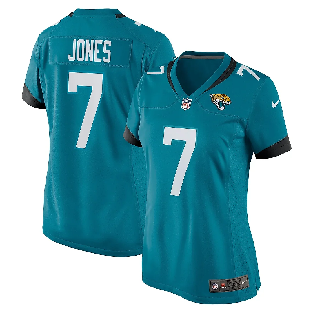 Zennovawear Women's Jacksonville Jaguars Zay Jones Teal Game Jersey