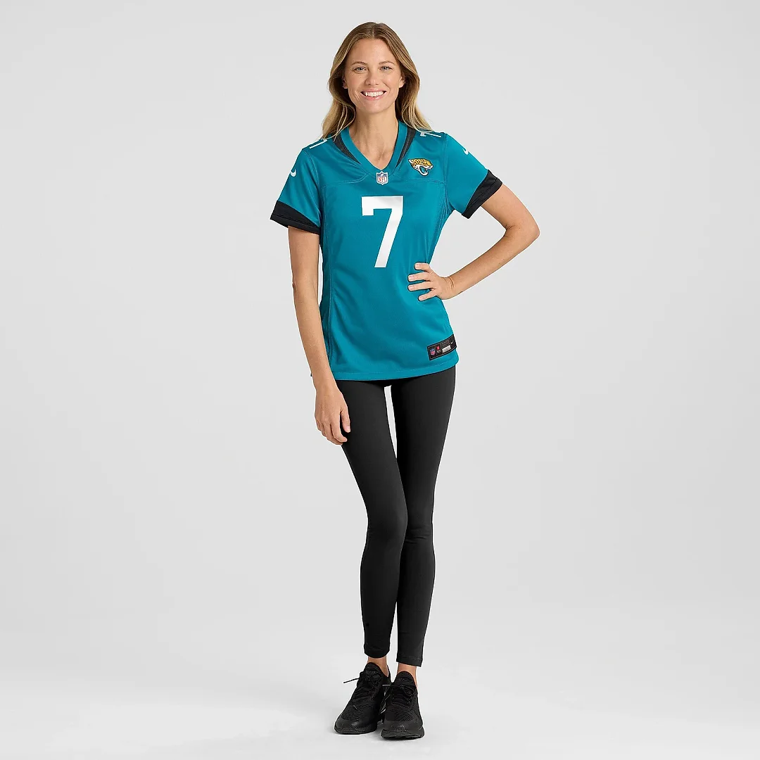 Zennovawear Women's Jacksonville Jaguars Zay Jones Teal Game Jersey
