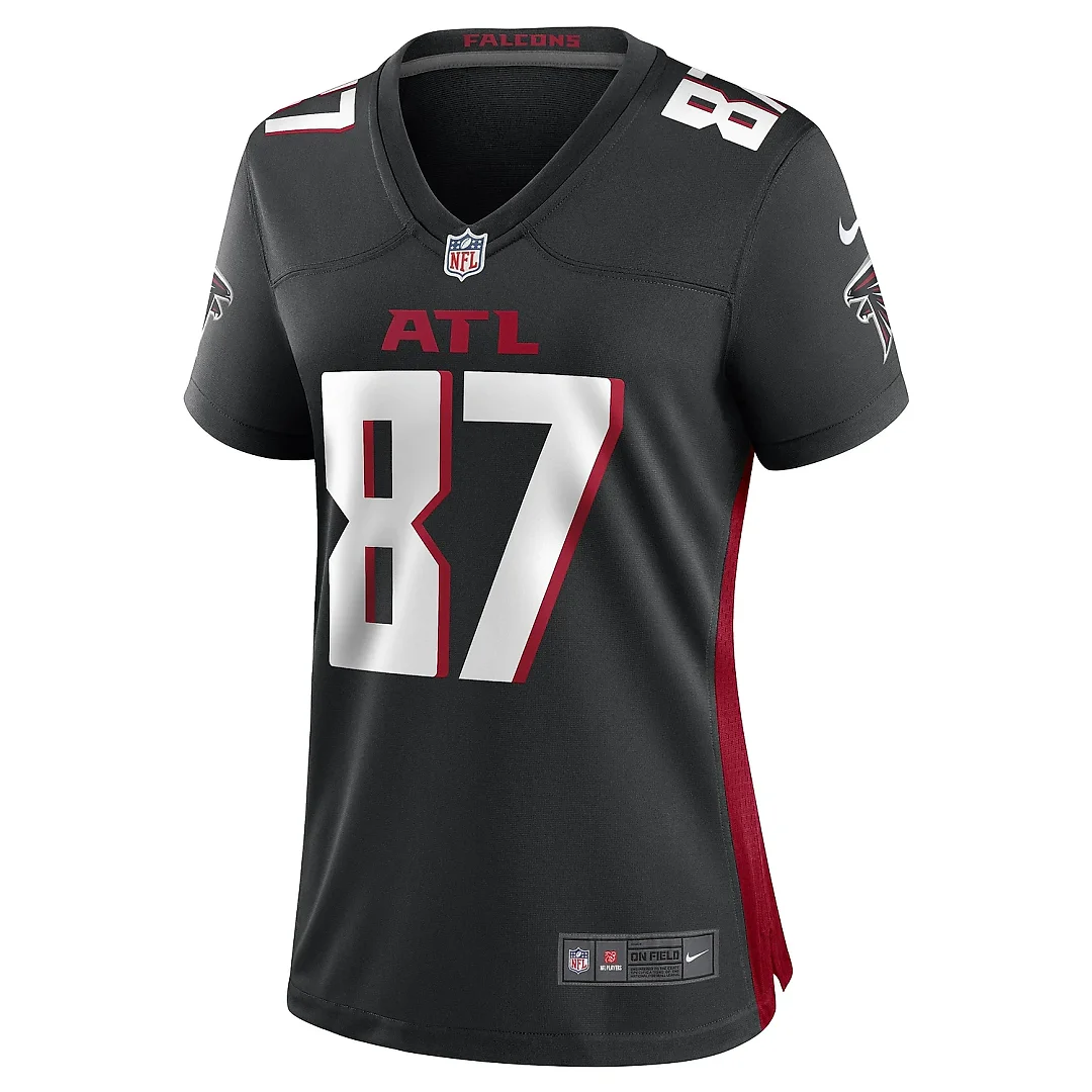 Zennovawear Women's John FitzPatrick Atlanta Falcons Black Game Player Jersey