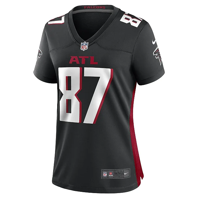 Zennovawear Women's John FitzPatrick Atlanta Falcons Black Game Player Jersey