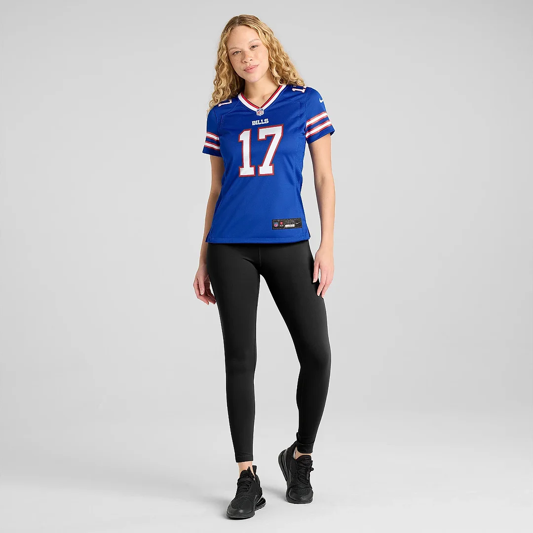 Zennovawear Women's Josh Allen Royal Buffalo Bills Game Jersey