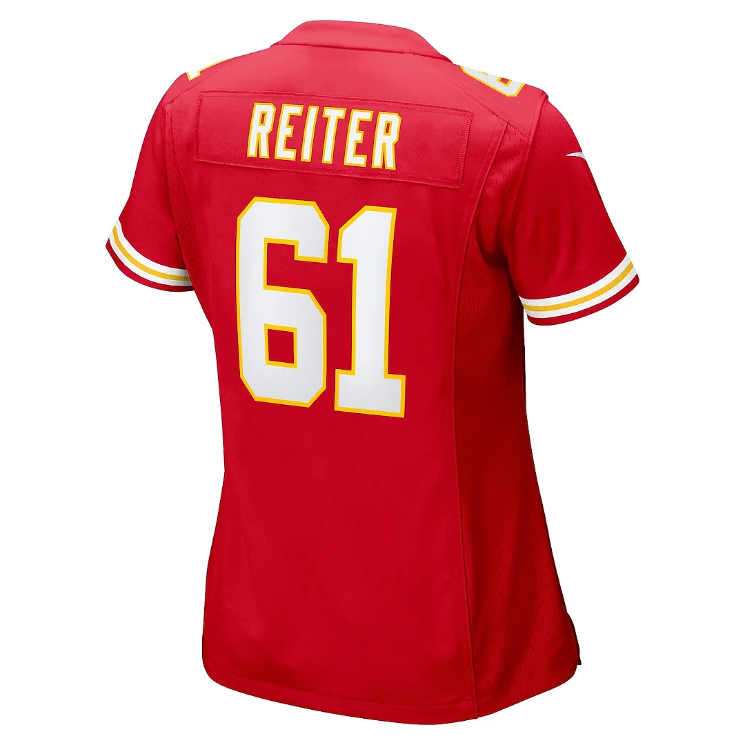 Zennovawear Women's Kansas City Chiefs Austin Reiter Red Game Player Jersey