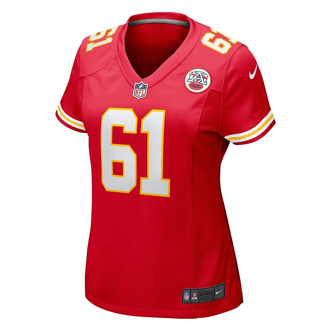 Zennovawear Women's Kansas City Chiefs Austin Reiter Red Game Player Jersey