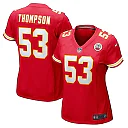 Zennovawear Women's Kansas City Chiefs BJ Thompson Red Game Jersey