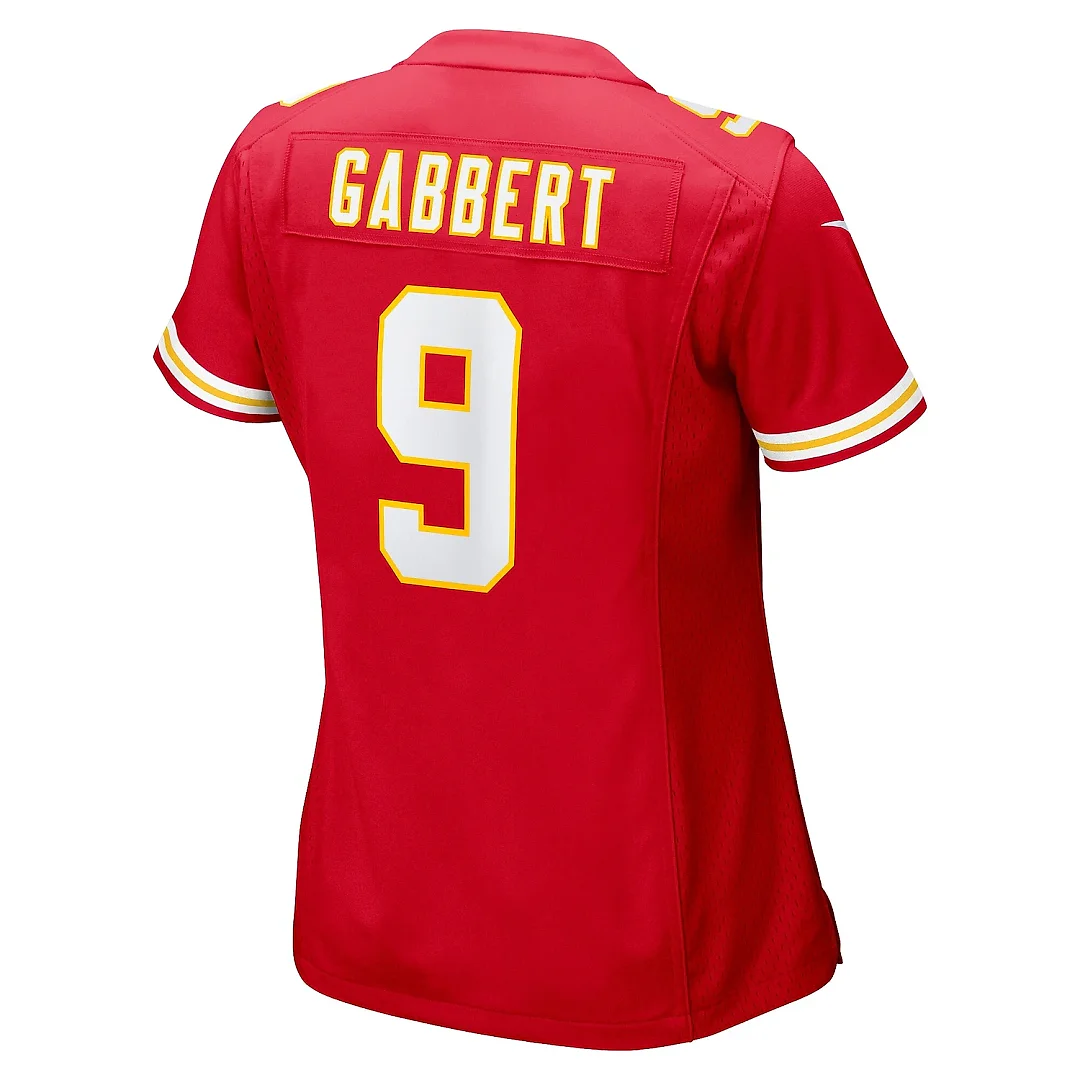 Zennovawear Women's Kansas City Chiefs Blaine Gabbert Red Game Jersey