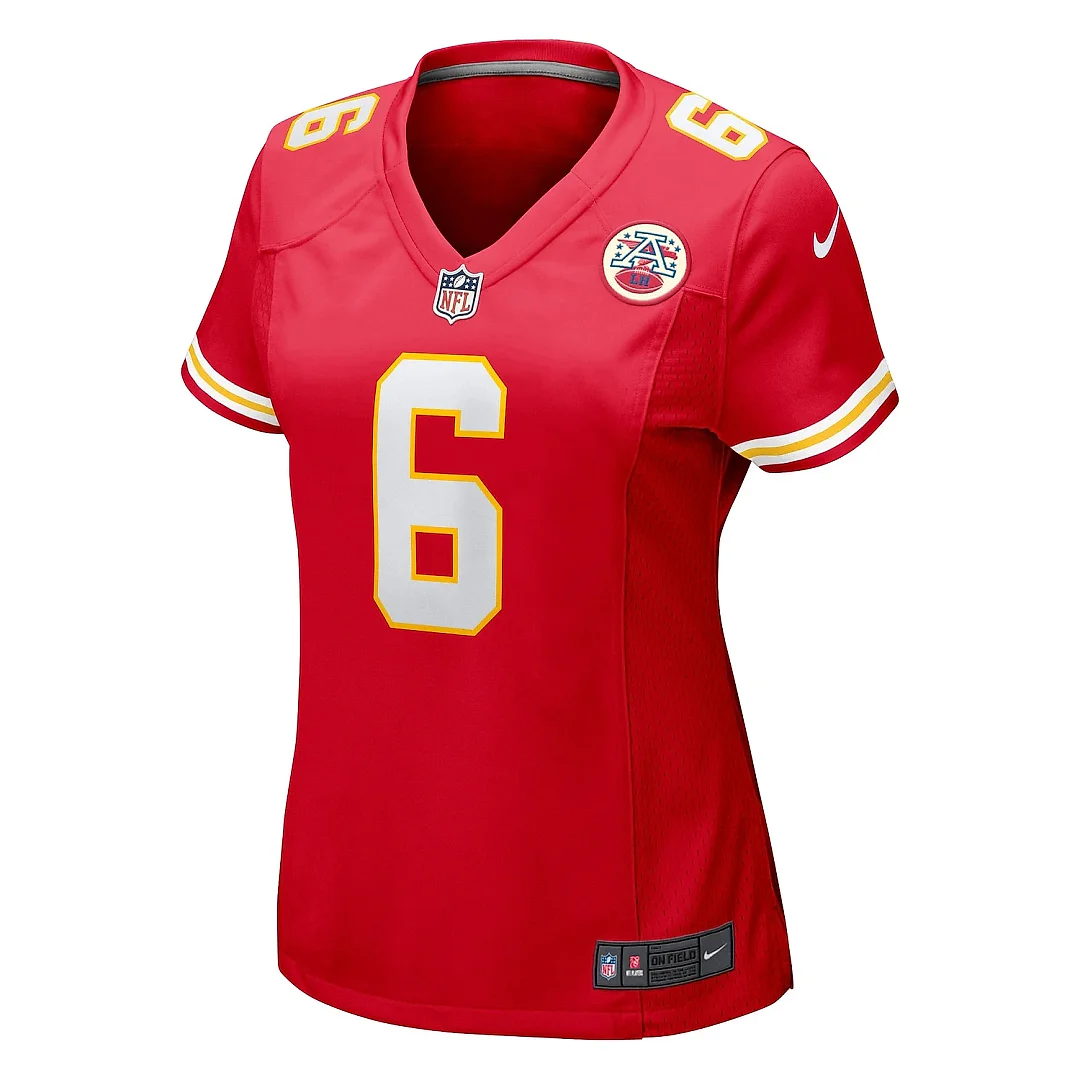 Zennovawear Women's Kansas City Chiefs Bryan Cook Red Game Player Jersey