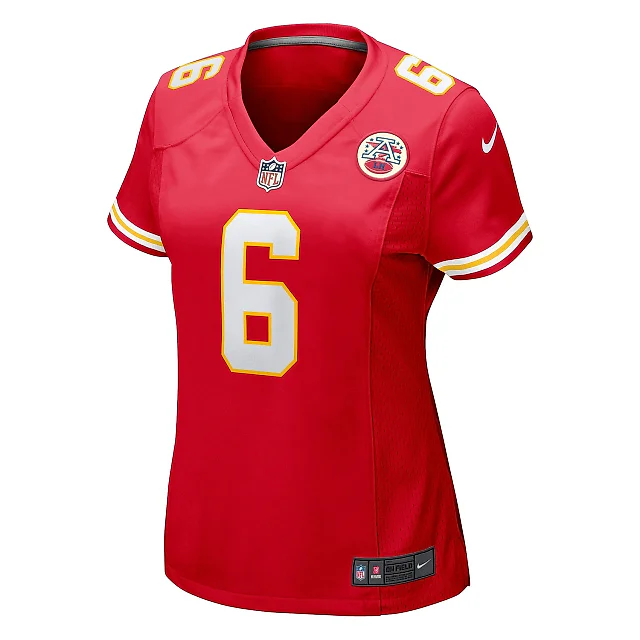Zennovawear Women's Kansas City Chiefs Bryan Cook Red Game Player Jersey