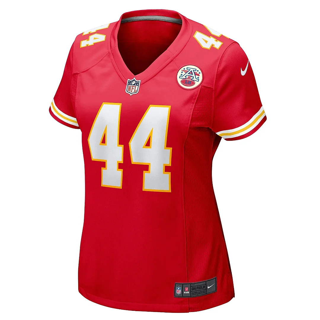 Zennovawear Women's Kansas City Chiefs Cam Jones Red Game Jersey