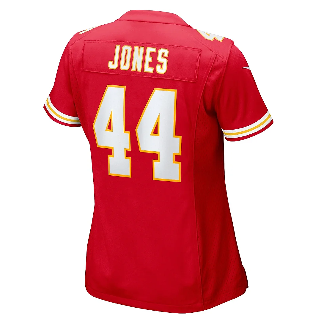 Zennovawear Women's Kansas City Chiefs Cam Jones Red Game Jersey