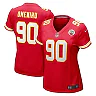 Zennovawear Women's Kansas City Chiefs Charles Omenihu Red Game Player Jersey