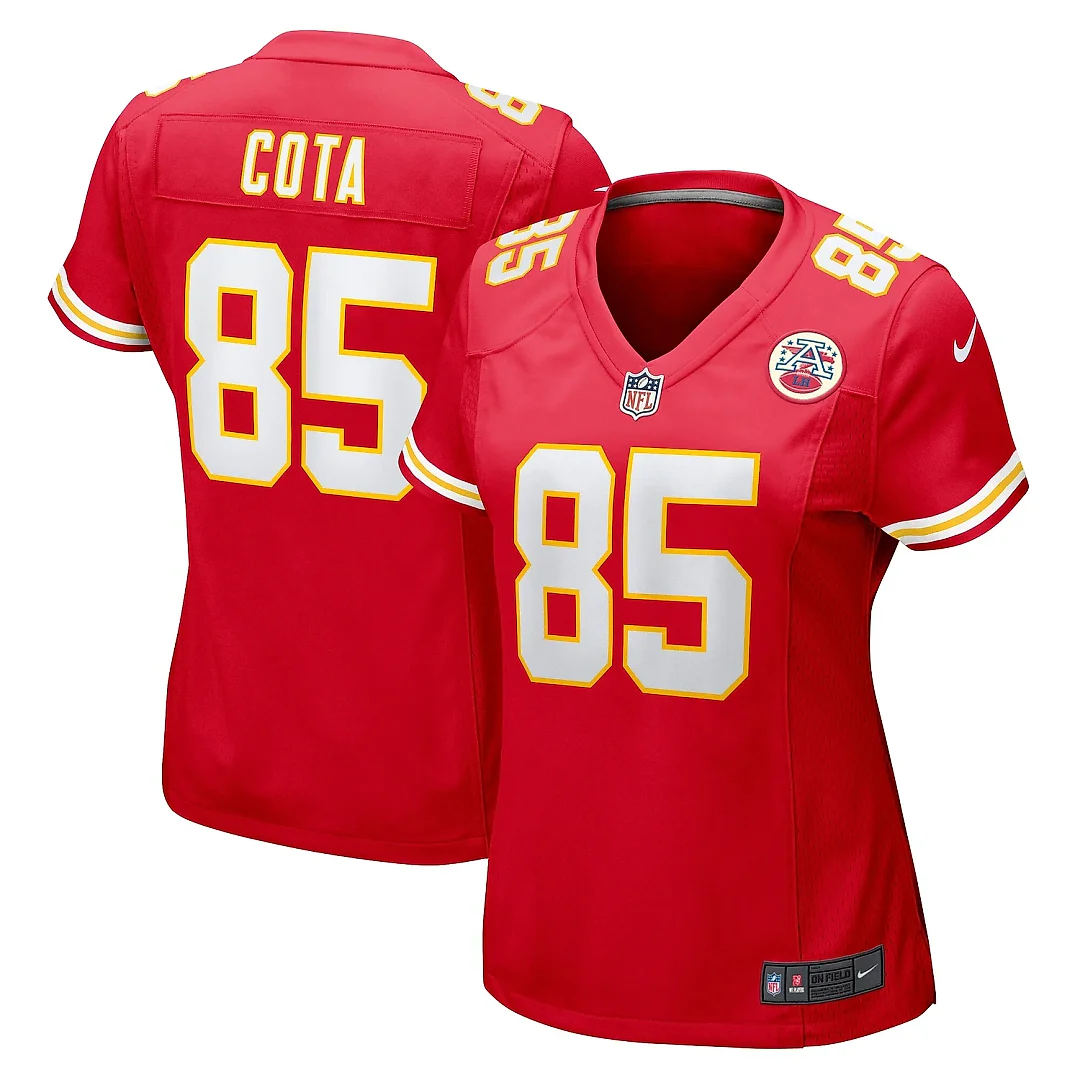 Zennovawear Women's Kansas City Chiefs Chase Cota Red Game Jersey