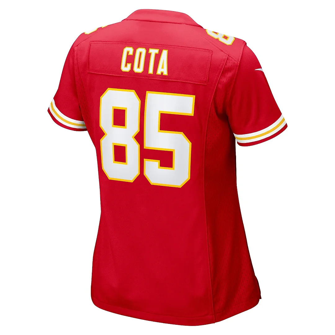 Zennovawear Women's Kansas City Chiefs Chase Cota Red Game Jersey