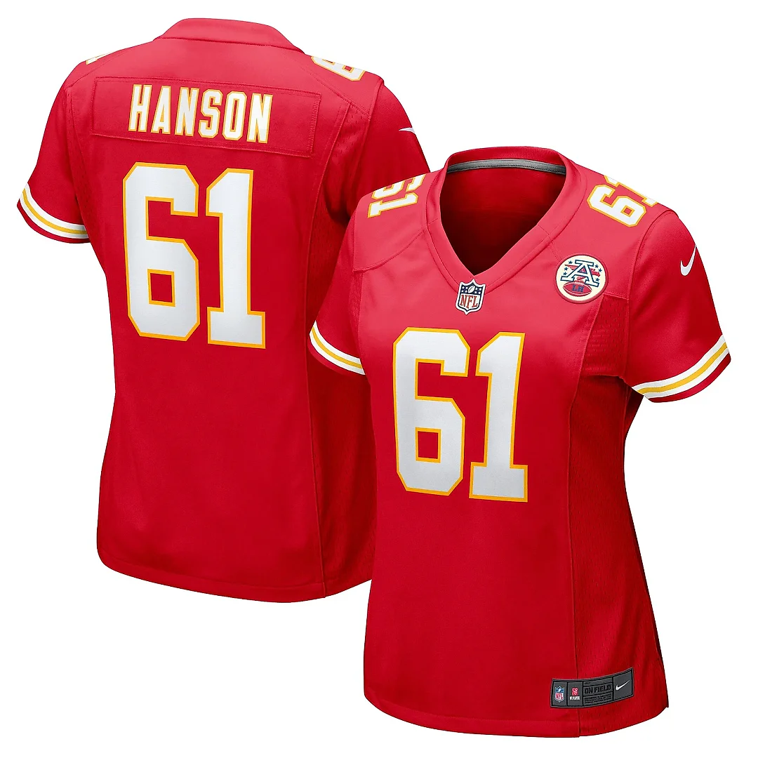 Zennovawear Women's Kansas City Chiefs C.J. Hanson Red Game Jersey