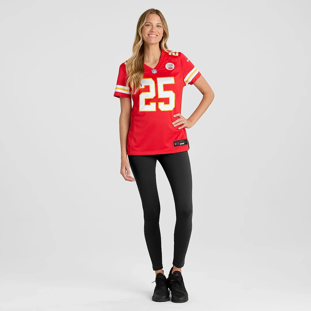 Zennovawear Women's Kansas City Chiefs Clyde Edwards-Helaire Red Player Jersey