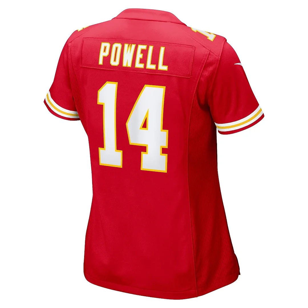 Zennovawear Women's Kansas City Chiefs Cornell Powell Red Game Player Jersey