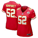 Zennovawear Women's Kansas City Chiefs Creed Humphrey Red Game Jersey