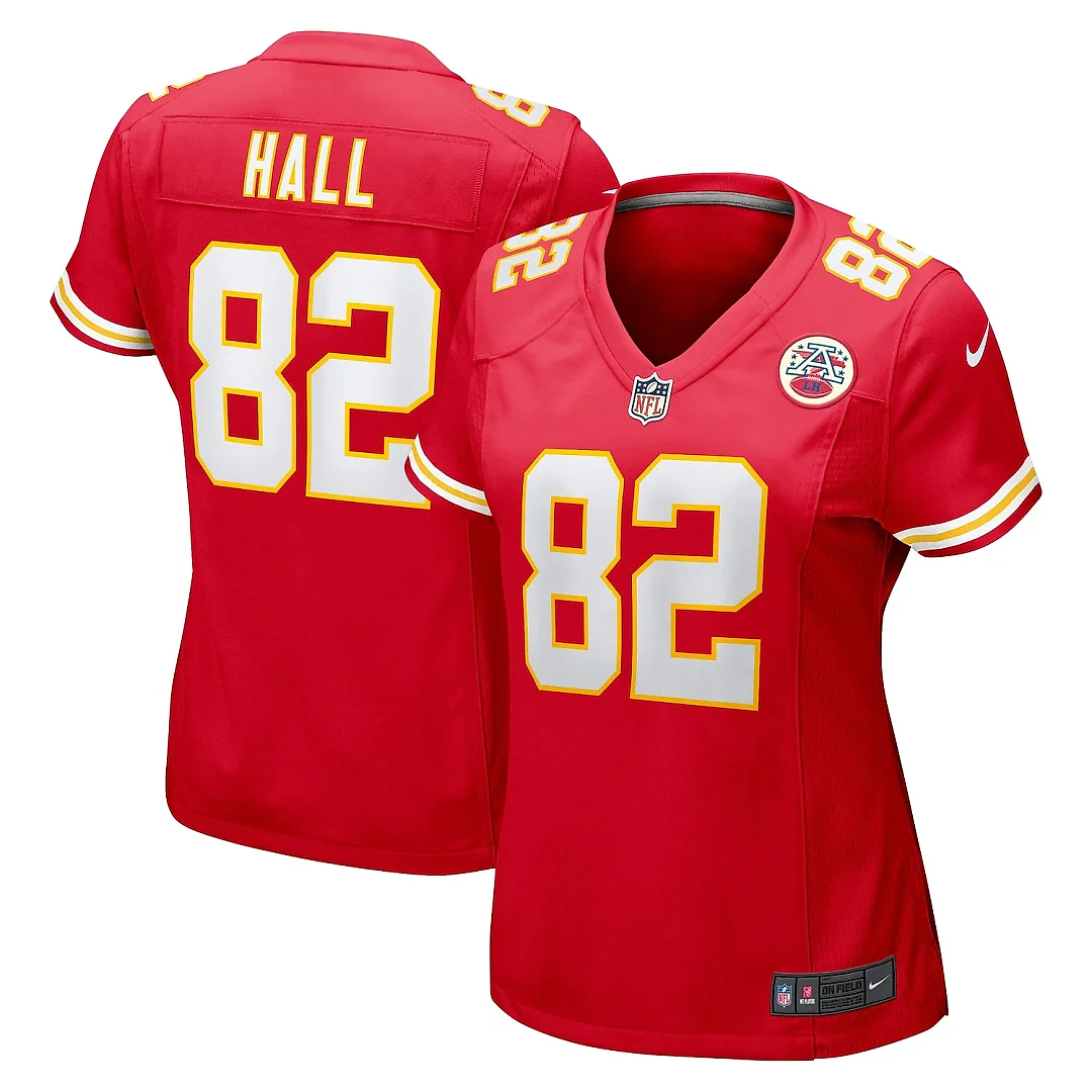 Zennovawear Women's Kansas City Chiefs Dante Hall Red Retired Player Game Jersey