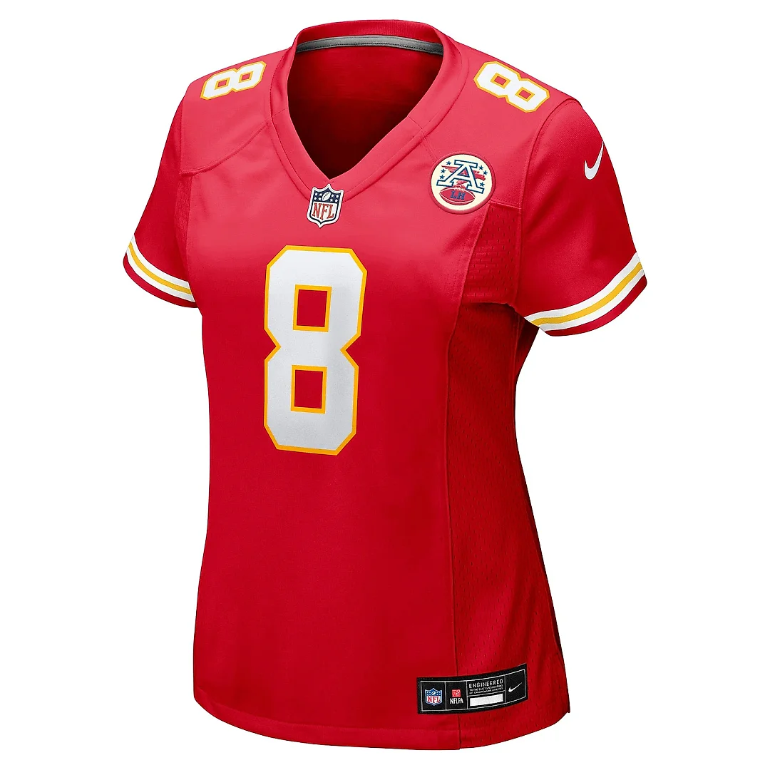 Zennovawear Women's Kansas City Chiefs DeAndre Hopkins Red Player Game Jersey