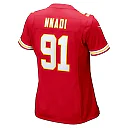 Zennovawear Women's Kansas City Chiefs Derrick Nnadi Red Game Jersey