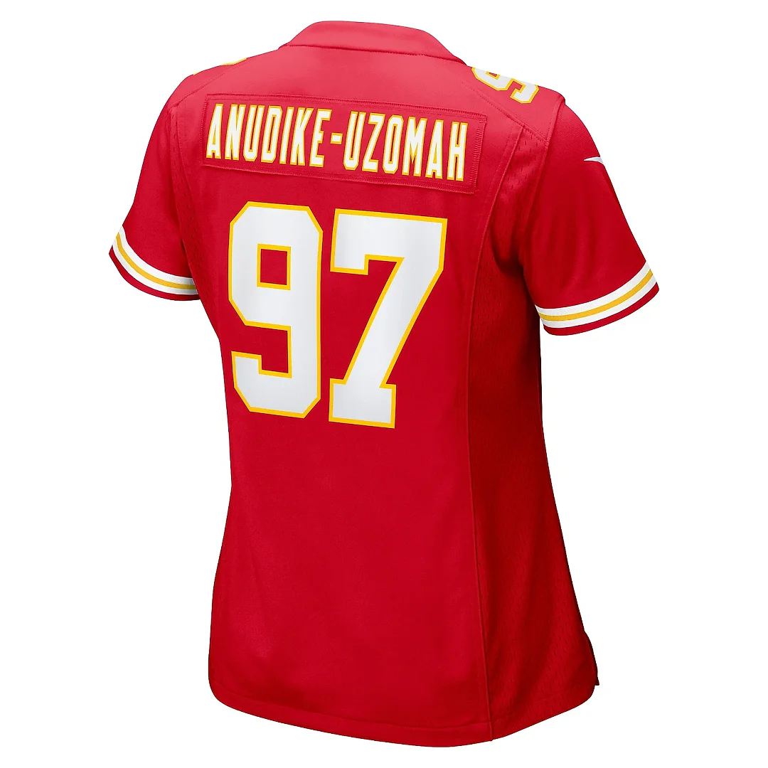 Zennovawear Women's Kansas City Chiefs Felix Anudike-Uzomah Red Player Jersey