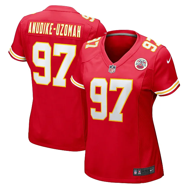 Zennovawear Women's Kansas City Chiefs Felix Anudike-Uzomah Red Player Jersey