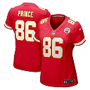 Zennovawear Women's Kansas City Chiefs Gerrit Prince Red Team Game Jersey
