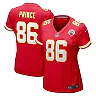 Zennovawear Women's Kansas City Chiefs Gerrit Prince Red Team Game Jersey