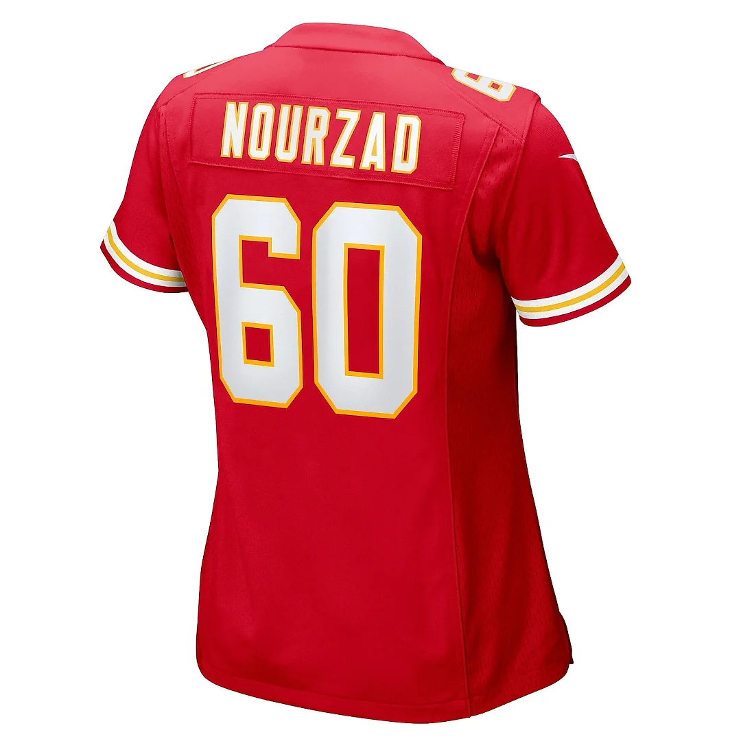 Zennovawear Women's Kansas City Chiefs Hunter Nourzad Red Game Jersey