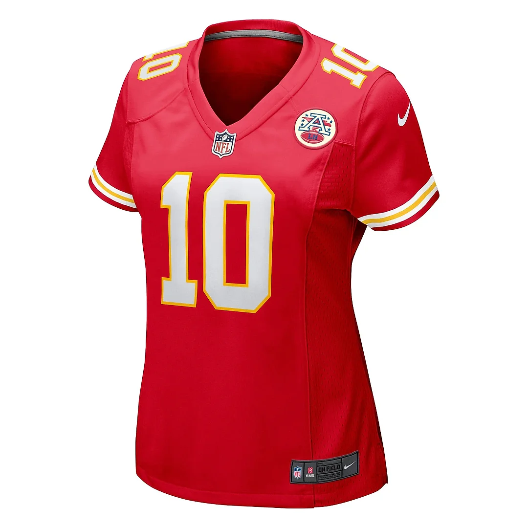 Zennovawear Women's Kansas City Chiefs Isiah Pacheco Red Game Player Jersey