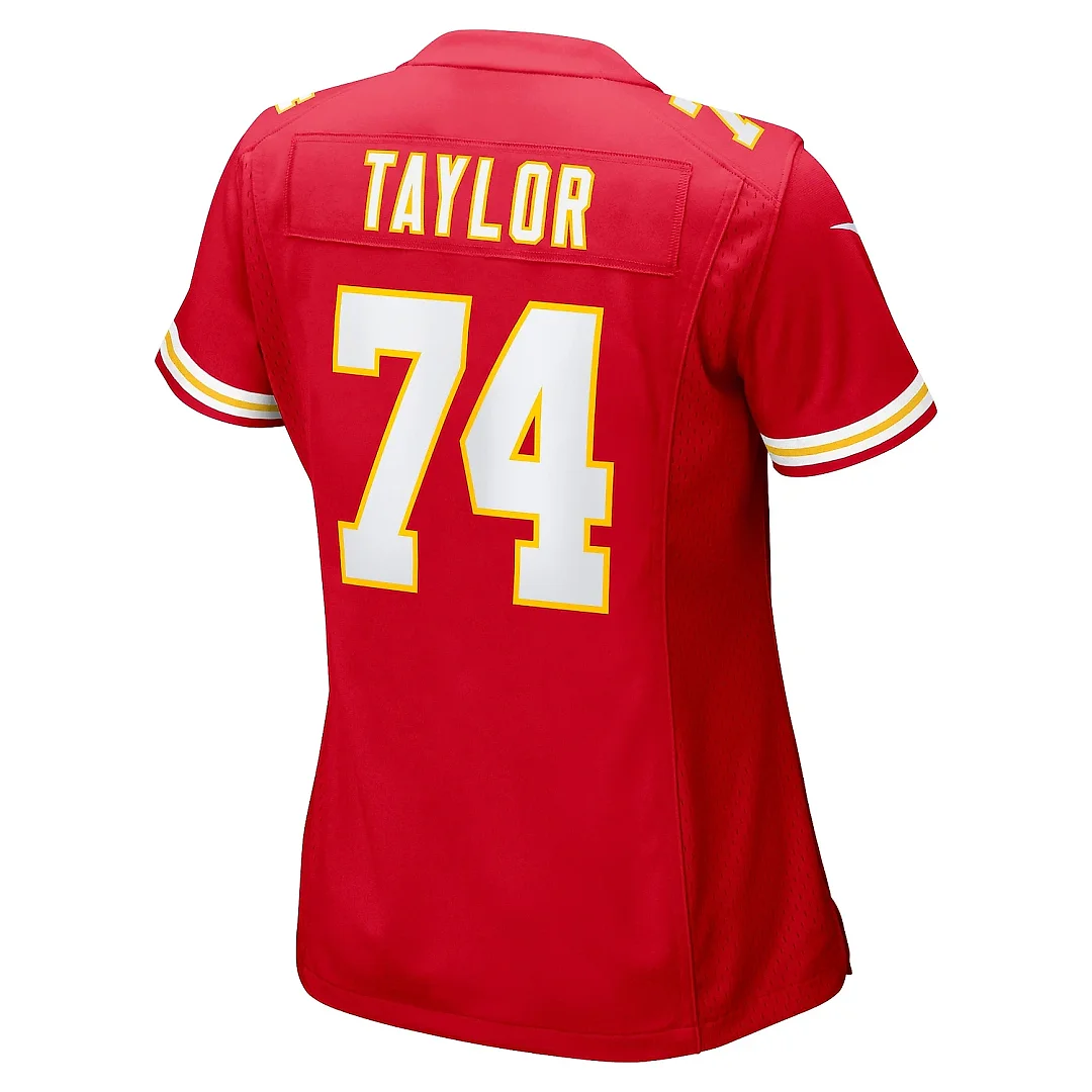 Zennovawear Women's Kansas City Chiefs Jawaan Taylor Red Game Player Jersey