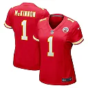 Zennovawear Women's Kansas City Chiefs Jerick McKinnon Red Game Player Jersey