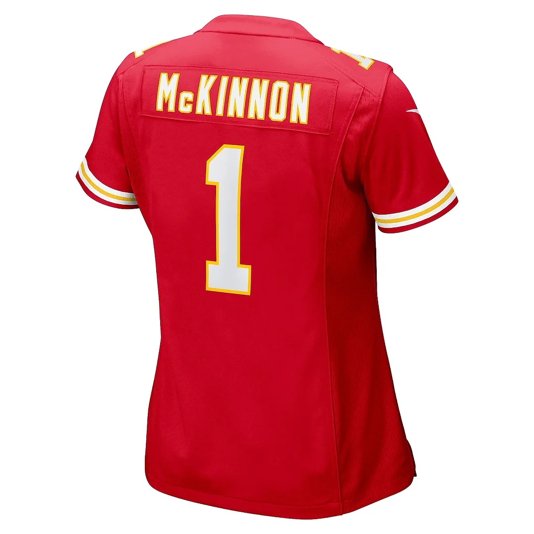 Zennovawear Women's Kansas City Chiefs Jerick McKinnon Red Game Player Jersey