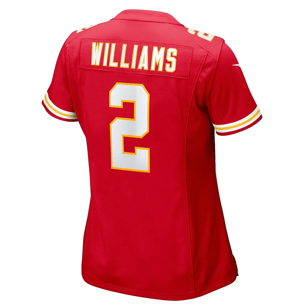 Zennovawear Women's Kansas City Chiefs Joshua Williams Red Game Jersey