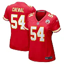 Zennovawear Women's Kansas City Chiefs Leo Chenal Red Game Player Jersey
