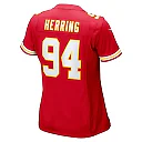 Zennovawear Women's Kansas City Chiefs Malik Herring Red Team Game Player Jersey