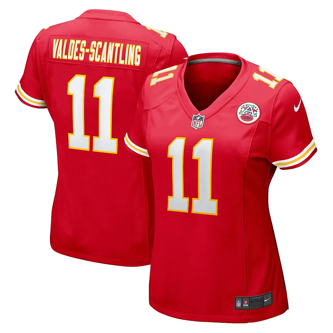 Zennovawear Women's Kansas City Chiefs Marquez Valdes-Scantling Red Game Jersey