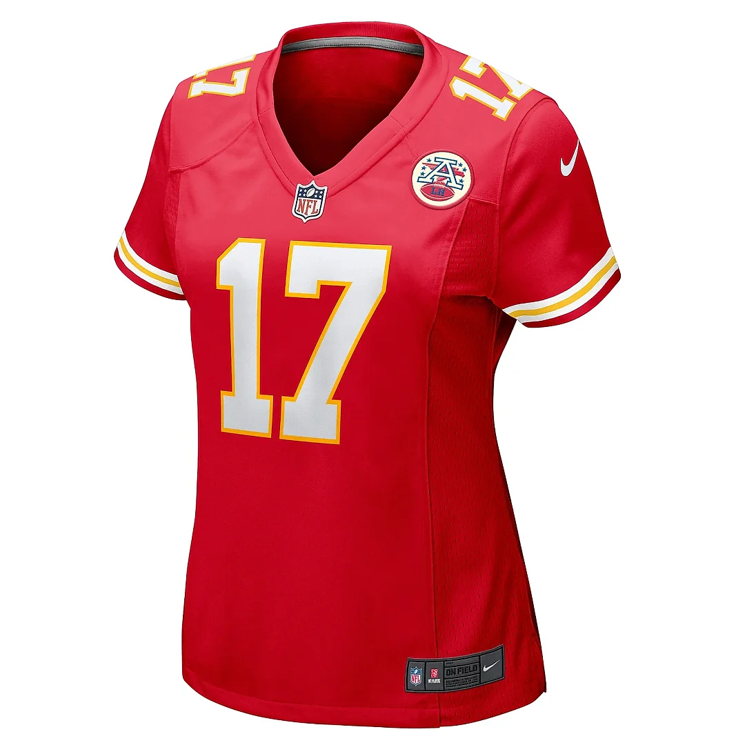 Zennovawear Women's Kansas City Chiefs Mecole Hardman Red Game Jersey