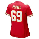 Zennovawear Women's Kansas City Chiefs Mike Pennel Red Game Jersey