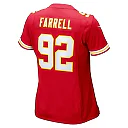 Zennovawear Women's Kansas City Chiefs Neil Farrell Jr. Red Team Game Jersey