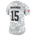 Zennovawear Women's Kansas City Chiefs Patrick Mahomes Arctic Camo 2024 Salute to Service Limited Jersey
