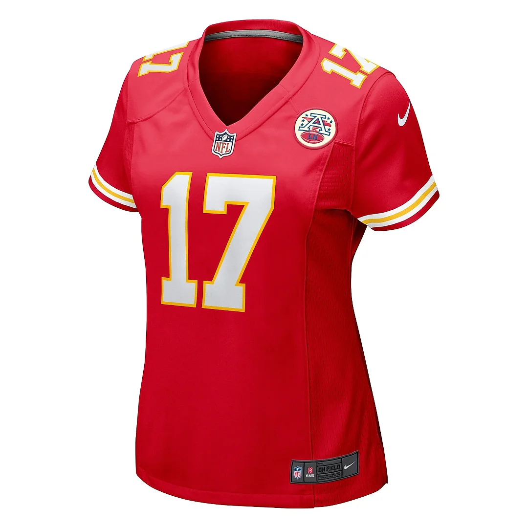 Zennovawear Women's Kansas City Chiefs Richie James Red Game Jersey