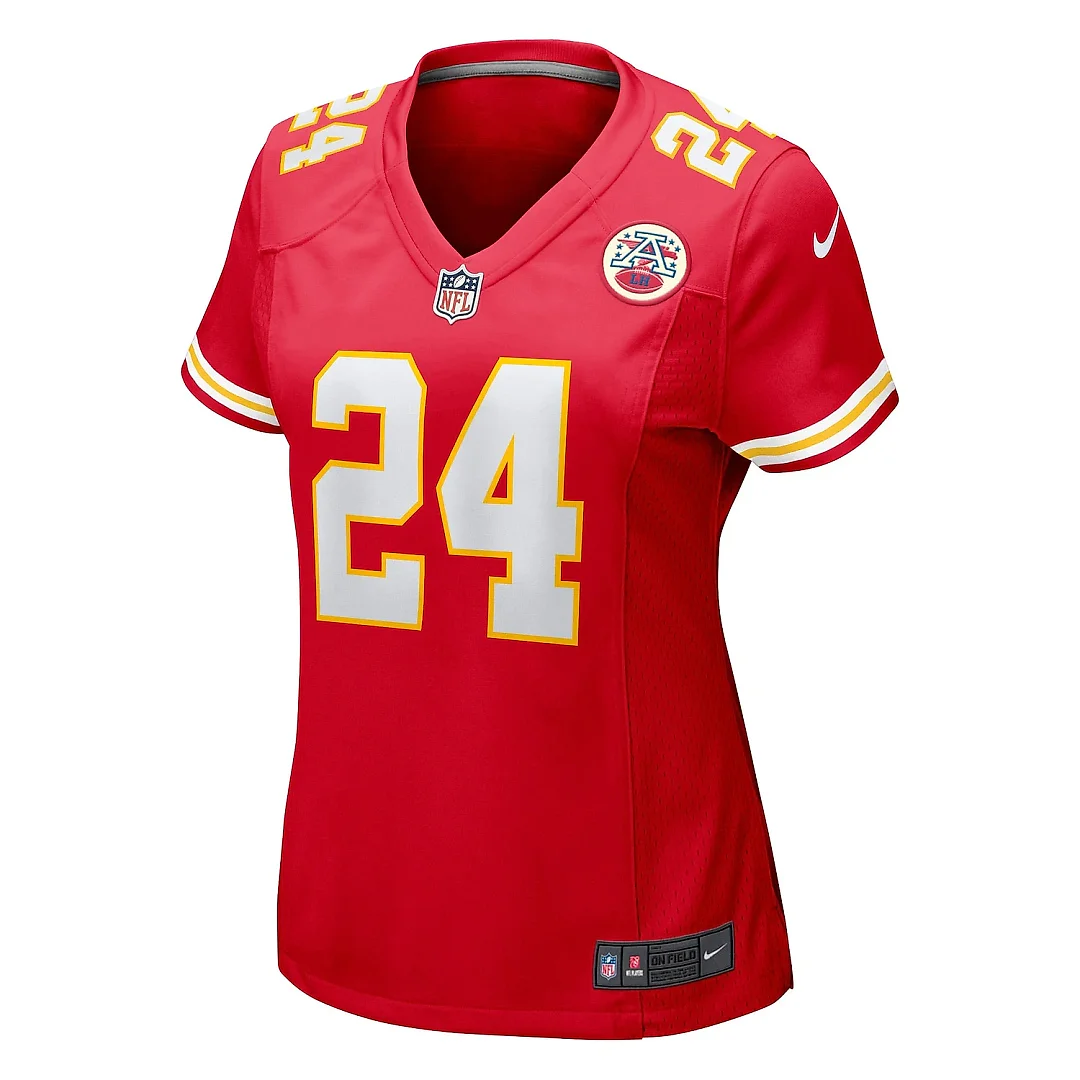 Zennovawear Women's Kansas City Chiefs Skyy Moore Red Game Player Jersey