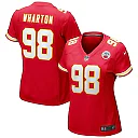 Zennovawear Women's Kansas City Chiefs Tershawn Wharton Red Game Jersey