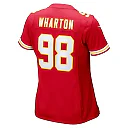 Zennovawear Women's Kansas City Chiefs Tershawn Wharton Red Game Jersey