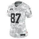 Zennovawear Women's Kansas City Chiefs Travis Kelce Arctic Camo 2024 Salute to Service Limited Jersey