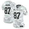 Zennovawear Women's Kansas City Chiefs Travis Kelce Arctic Camo 2024 Salute to Service Limited Jersey