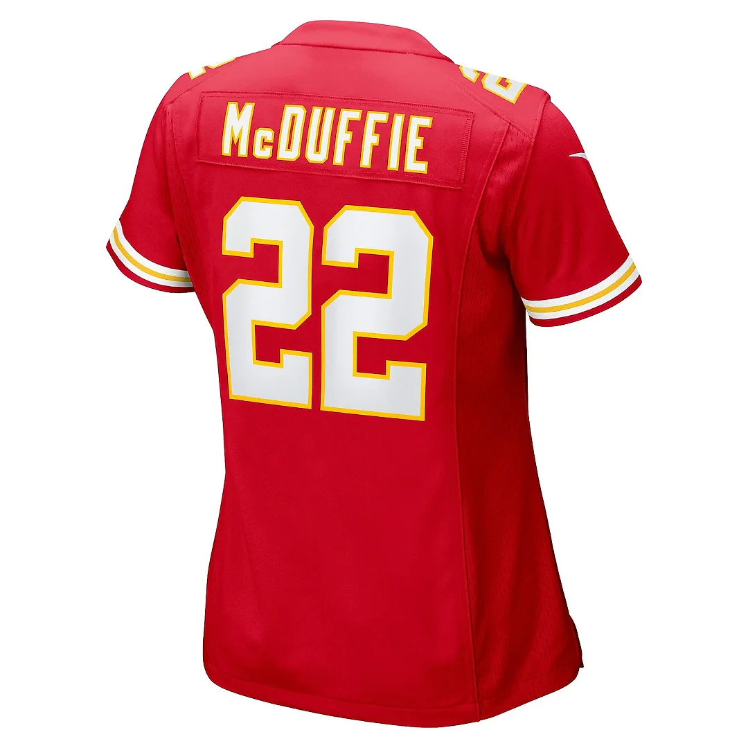 Zennovawear Women's Kansas City Chiefs Trent McDuffie Red Game Jersey
