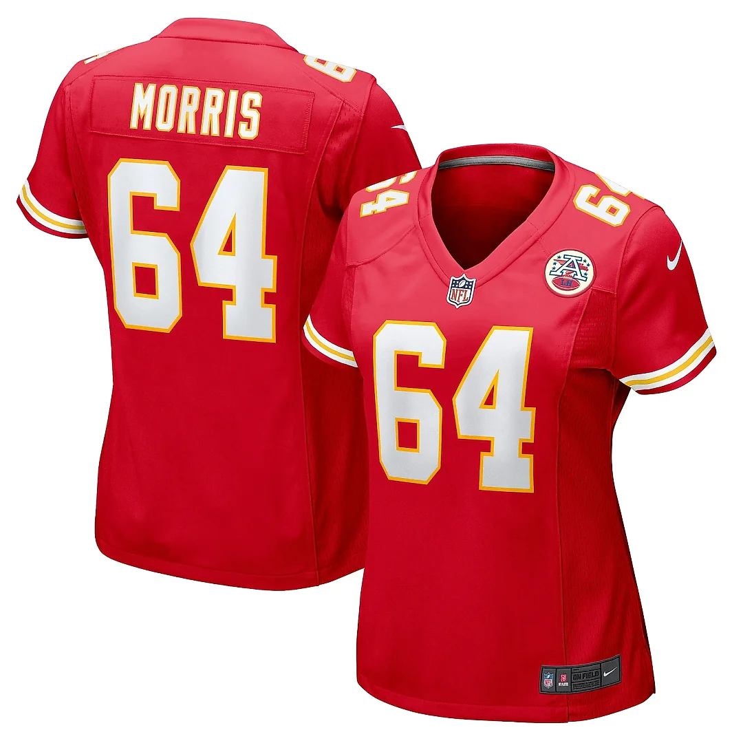 Zennovawear Women's Kansas City Chiefs Wanya Morris Red Game Jersey